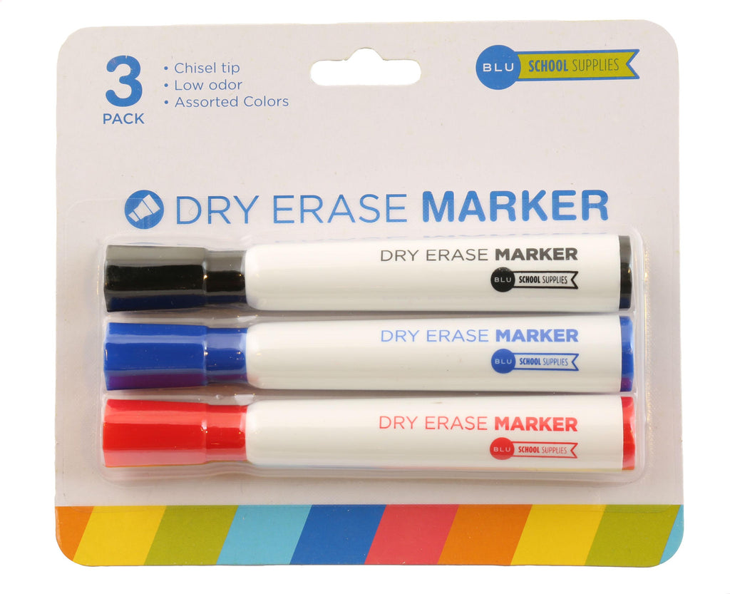 Pen+Gear Dry Erase Markers 8 Count Chisel Tips Assorted Colors