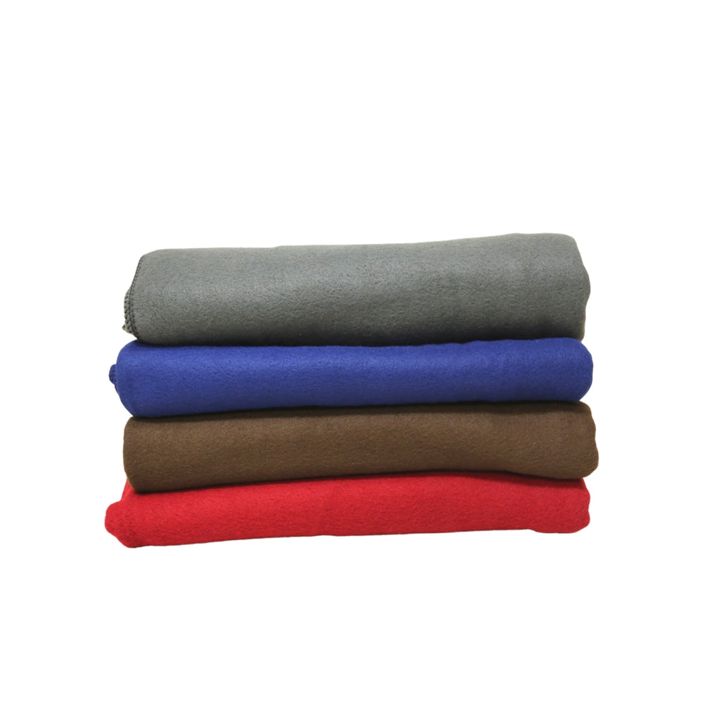Wholesale Cotton Rich Throw Blanket - Asst. Print Colours (50” x 60”)