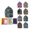 Wholesale Pre K - Kindergarten Essentials Kit (49 Items per Kit) in 15" Economy Asst Pattern Backpack