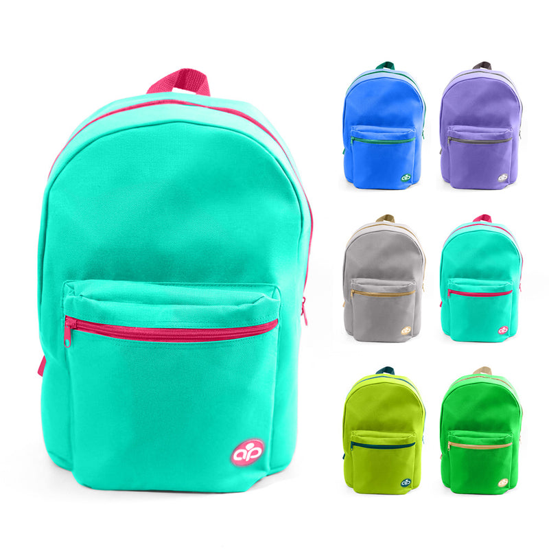 Wholesale 17" Standard Backpack Assorted Colors