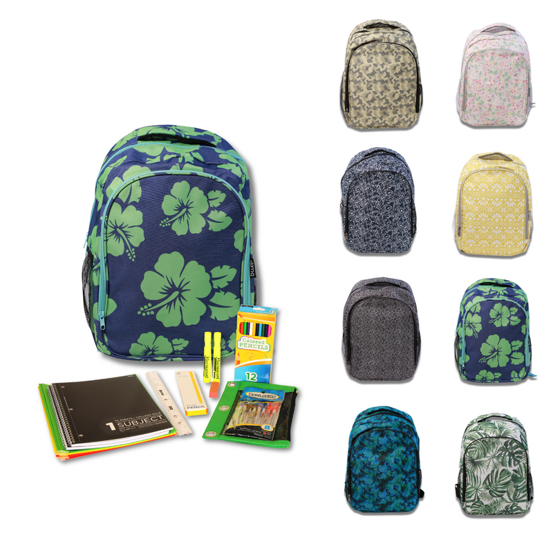 Wholesale 6th-12th Grade Deluxe Kit (46 Items per Kit) in 17" Intermediate Backpack
