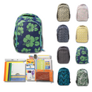 Wholesale 1st-5th Grade Deluxe Kit (62 Items per Kit) in 17" Intermediate Backpack