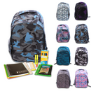 Wholesale 6th-12th Grade Essentials Kit (24 Items per Kit) in 17" Intermediate Backpack