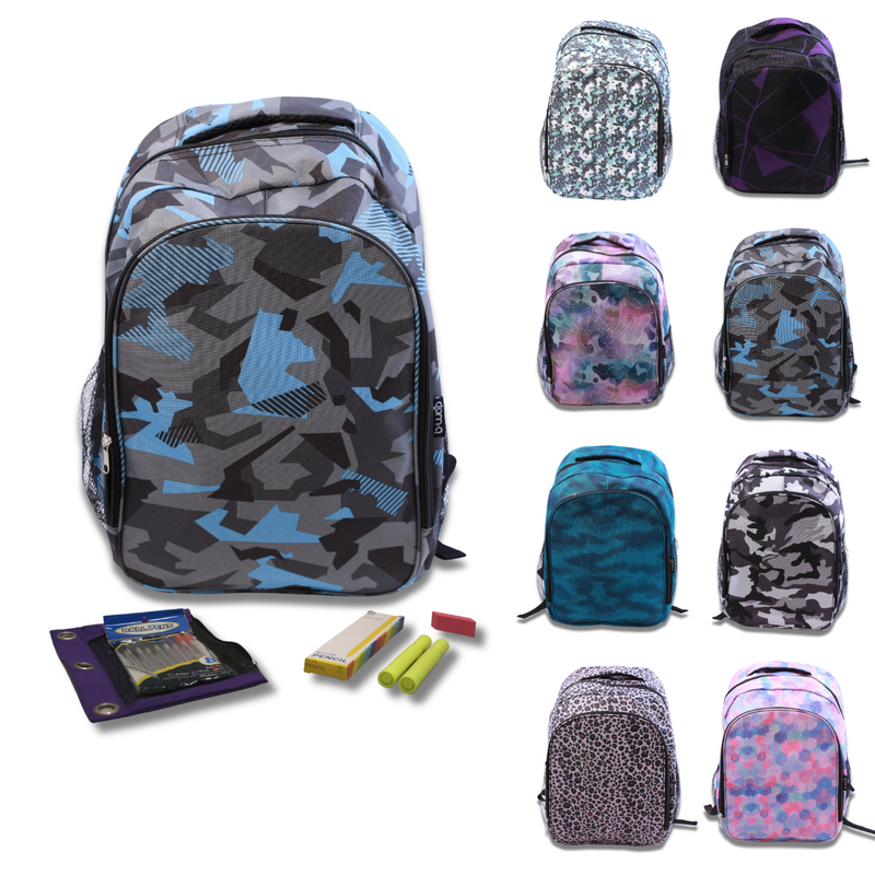 Wholesale 6th-12th Grade Base Kit (24 Items per Kit) in 17" Intermediate Backpack