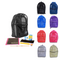 Wholesale Student Essentials Kit (24 Items per Kit) in 17'' Mesh Backpack Asst Color