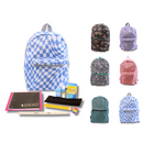 Wholesale Student Essentials Kit (24 Items per Kit) in 17'' Standard Backpack