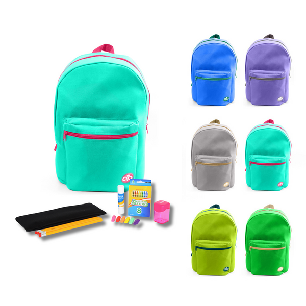 Wholesale Student Base Kit (21 Items per Kit) in 17'' Standard Backpack