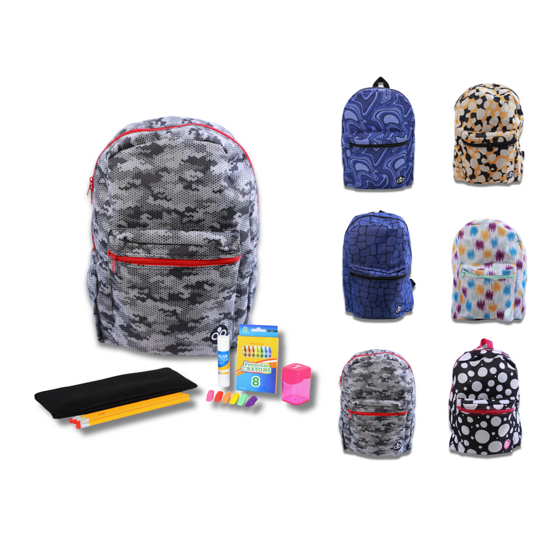 Wholesale Student Base Kit (21 Items per Kit) in 17'' Standard Backpack