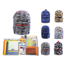 Wholesale 1st-5th Grade Deluxe Kit (62 Items per Kit) 17'' Standard Backpack