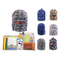 Wholesale 1st-5th Grade Deluxe Kit (62 Items per Kit) 17'' Standard Backpack