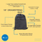 Wholesale 18" Drawstring Bag