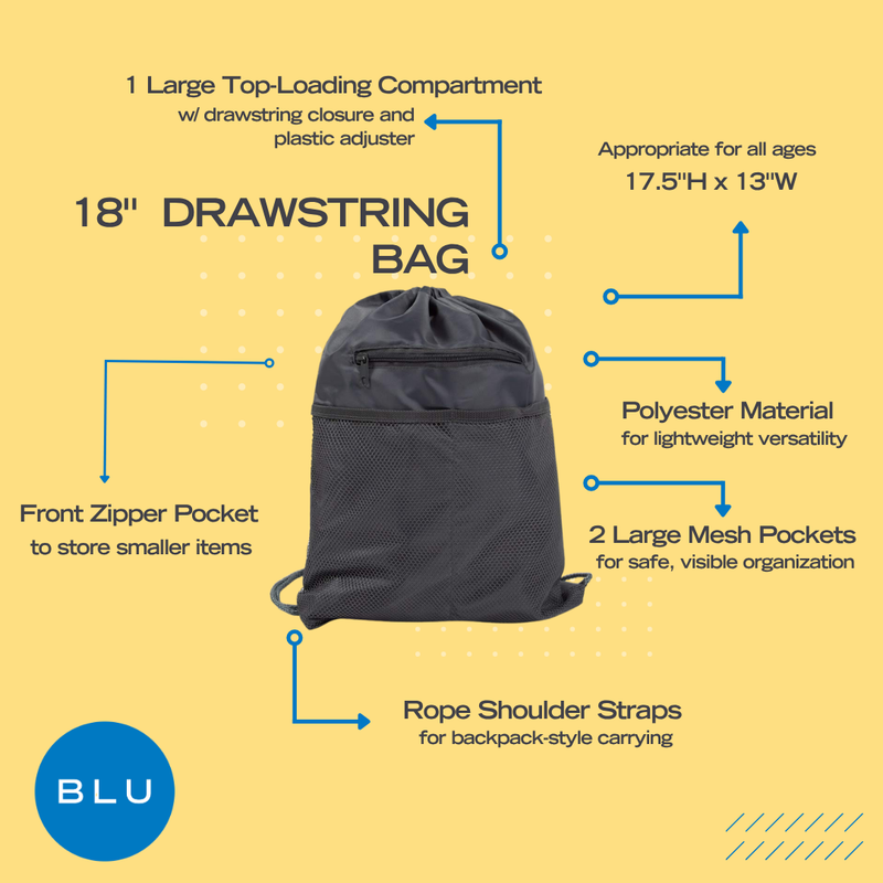 Wholesale 18" Drawstring Bag