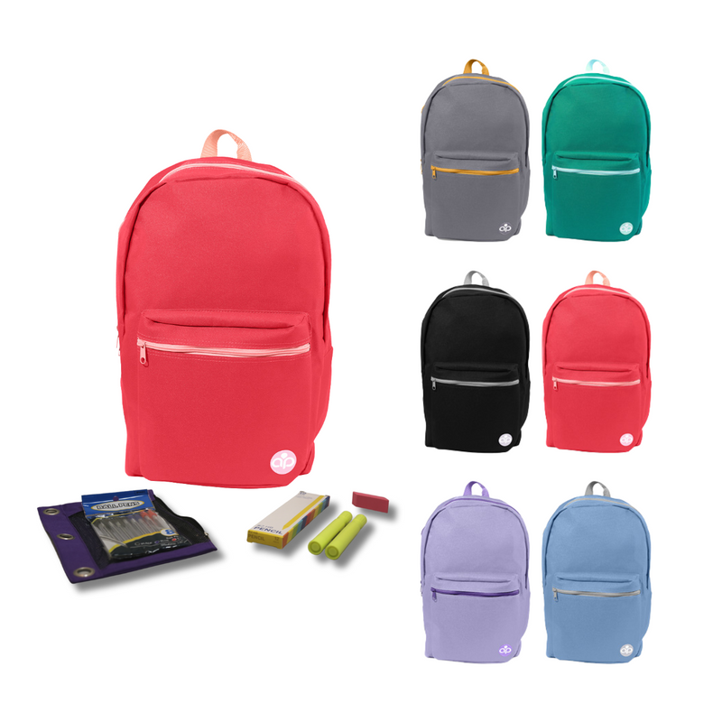 Wholesale 6th-12th Grade Base Kit (24 Items per Kit) in 19'' Standard Backpack