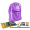 Wholesale 6th-12th Grade Essentials Kit (40 Items per Kit) in 18" Mesh Backpack, Single Color