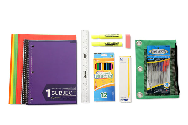 Wholesale 6th-12th Grade Essentials Kit (43 Items per Kit)