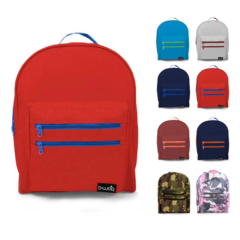 Wholesale 16" Assorted Color Classic Backpacks