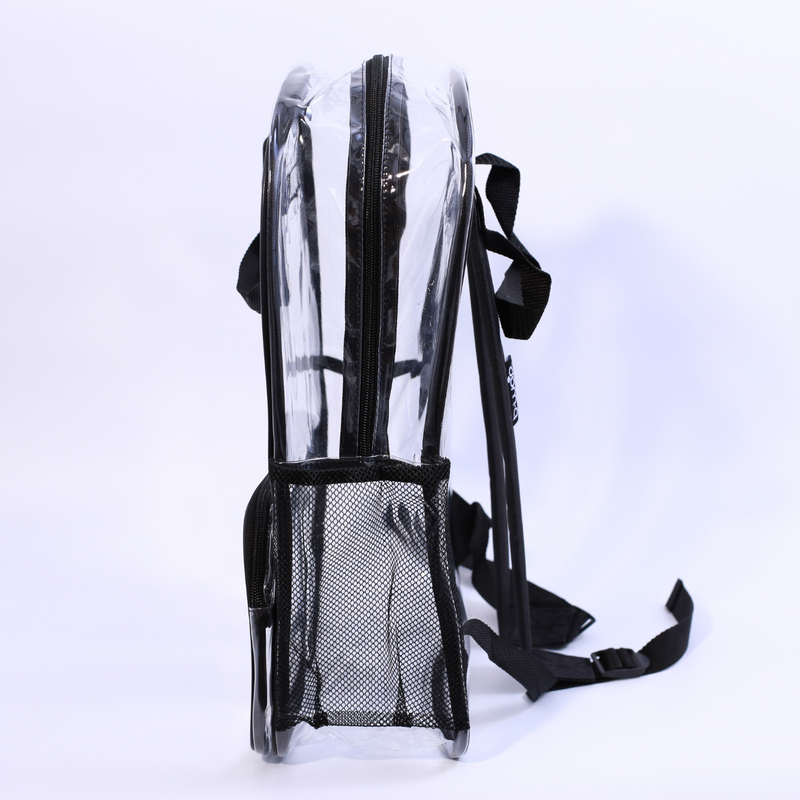 Wholesale 6th-12th Grade Essentials Kit (40 Items per Kit) in 17" Clear Backpack, Black Trim