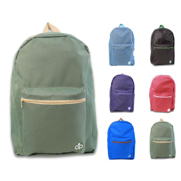 Assorted Color Canvas Backpacks