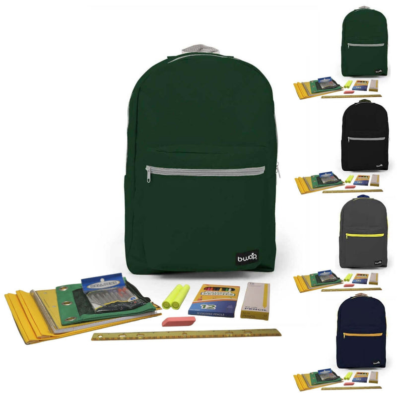 Classic_Forest_Green_Midnight_Black_Cloudy_Sunshine_Navy_Backpacks_with_Elementary_School_Supplies_Kit