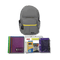 Cloudy Sunshine Backpack with Elementary School Supplies Kit