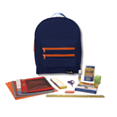 Coral Reef Backpack with Elementary School Supplies Kit