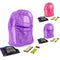 Purple and Pink Mesh Backpacks with Elementary School Supplies Kit