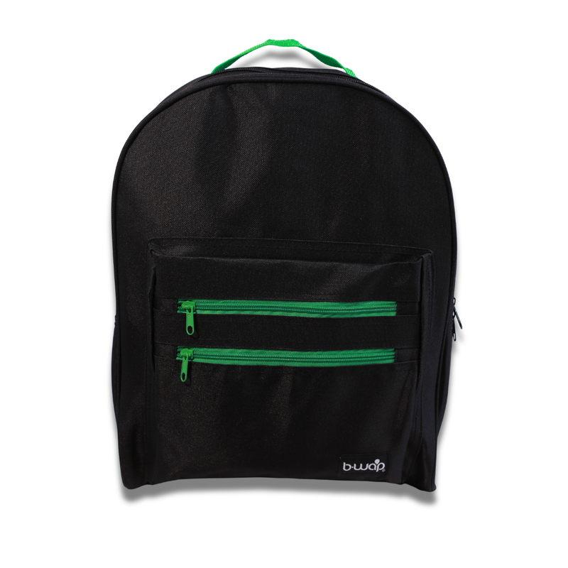blue red square laptop backpack 16" Classic Backpacks ($5.95 per Bag