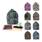 Wholesale Student Essentials Kit (24 Items per Kit) in 15" Economy Asst Patterned Backpack