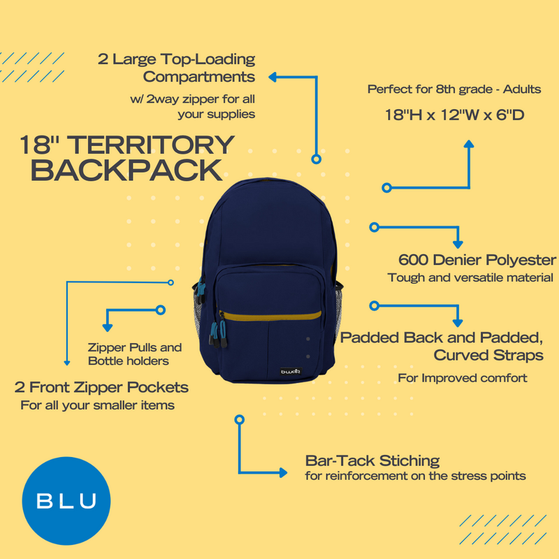 Wholesale 18" Territory Backpacks