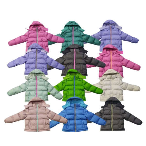 Wholesale Toddler Girls Coats (12 per case), Assorted Colors