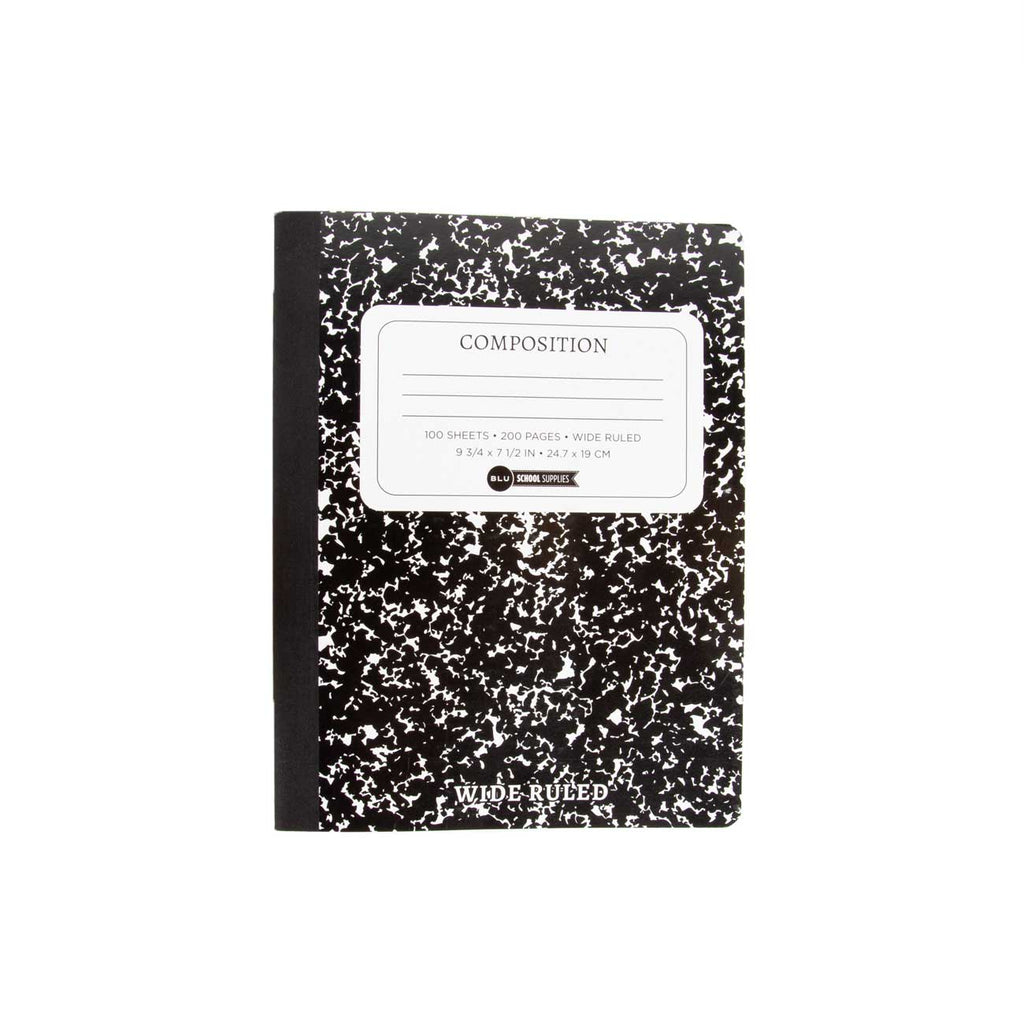 Wholesale Wide Ruled Composition Notebook – BLU School Supplies