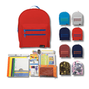 Classic_Backpacks_6 pack_Cyan_NavytoBlue_NavytoOrange_Grey_Red_Maroon_Camo_PinkCamowith_Elementary_School_Supplies_Kit