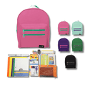 Classic Backpacks 6 pack Pink Turquoise Purple Green Black