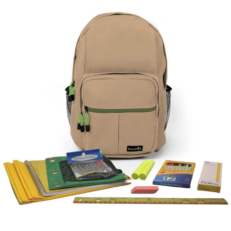 Desert Ninja Backpack with Elementary School Supplies Kit