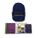  Sailor Blue Backpack with Elementary School Supplies