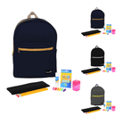 Student Base Kit in 16" Solid Navy, Midnight Black, Grey Backpacks