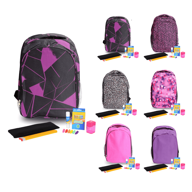 Student Base Kit with 17" Trendy Backpacks Collection