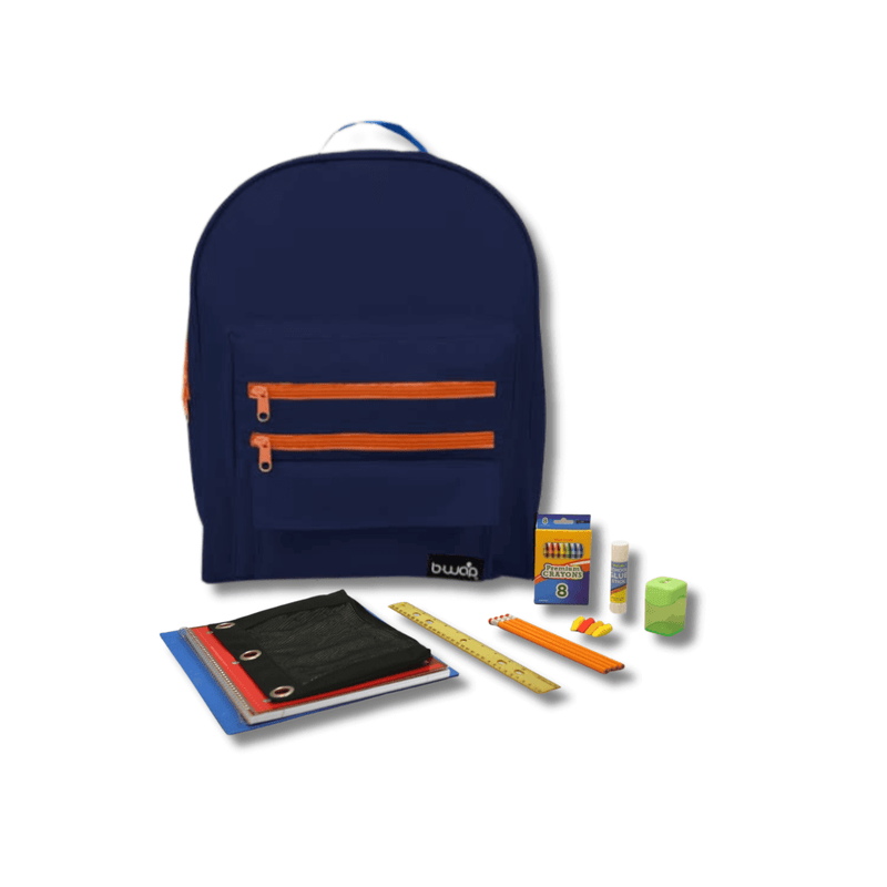 Student Essentials Kit in 16'' Classic Coral Island Backpacks