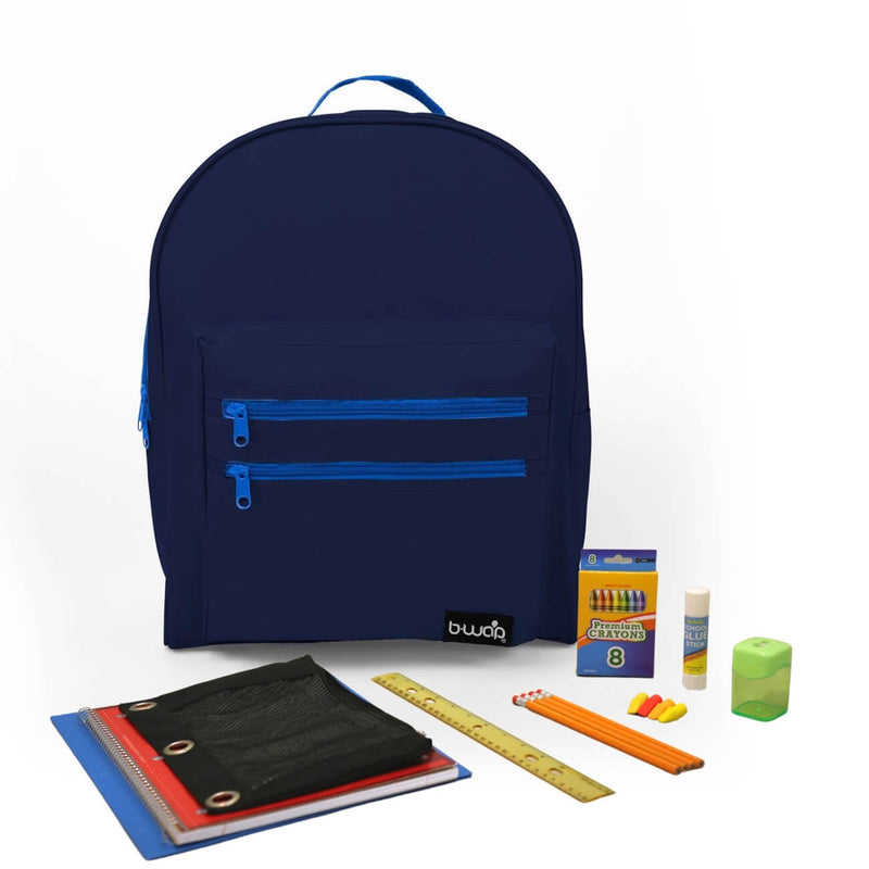 Student Essentials Kit in 16'' Classic Ocean Blue Backpacks