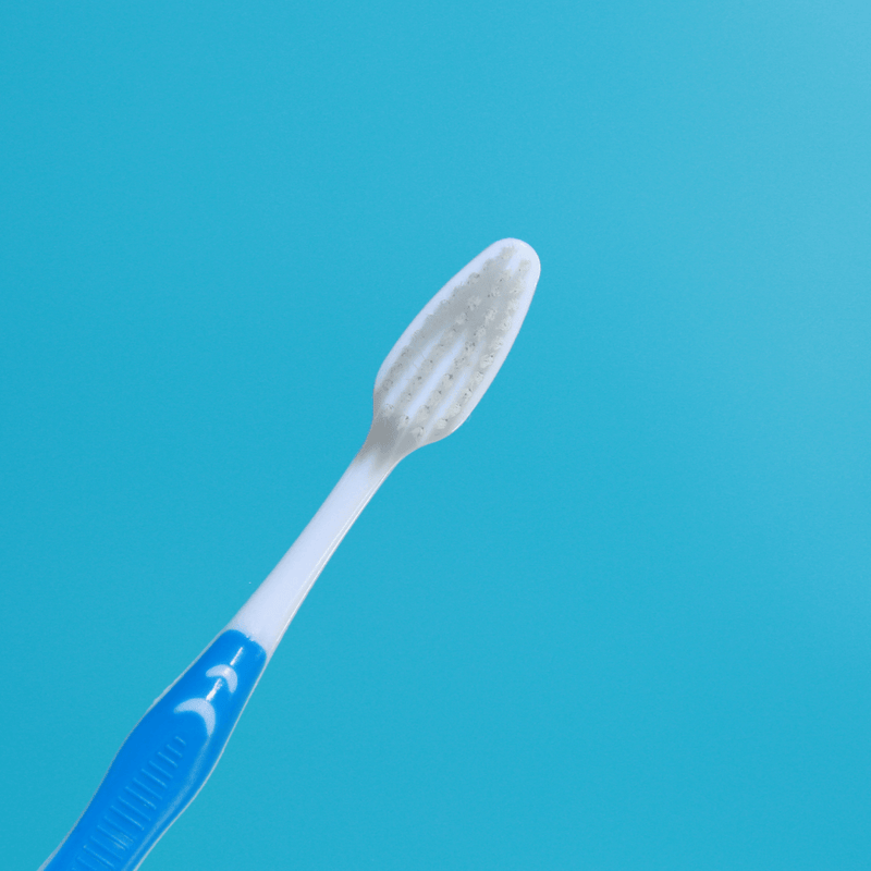 Blue and White Toothbrush 