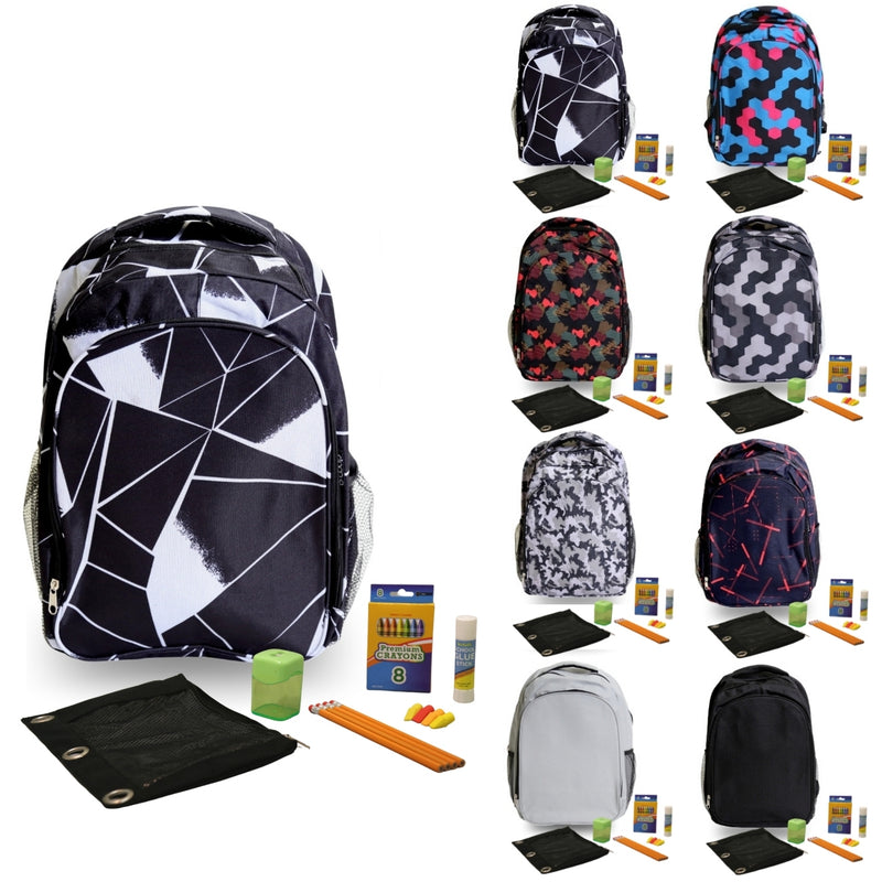 Wholesale Student Base Kit (21 Items per Kit) in 17" Intermediate Backpack