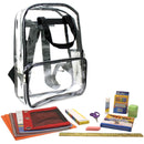 Wholesale 1st-5th Deluxe Student Kit (54 Items per Kit) in 18" Clear Backpack