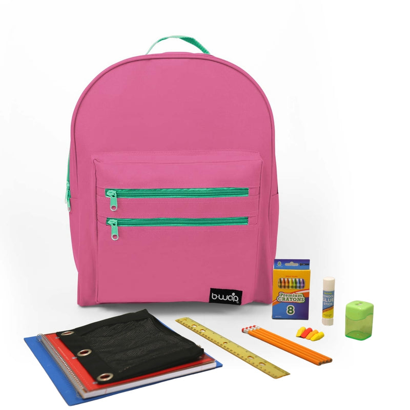 Wholesale Student Essentials Kit (24 Items per Kit) in 16'' Classic Backpack