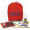 Wholesale 1st-5th Grade Essentials Kit (54 Items per Kit) in 16'' Classic Backpack
