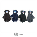 Discount Assorted Color Adult Winter Gloves Sold in Bulk