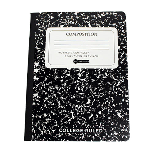 Composition Notebook College Ruled White 200 Pages For Students in Classroom
