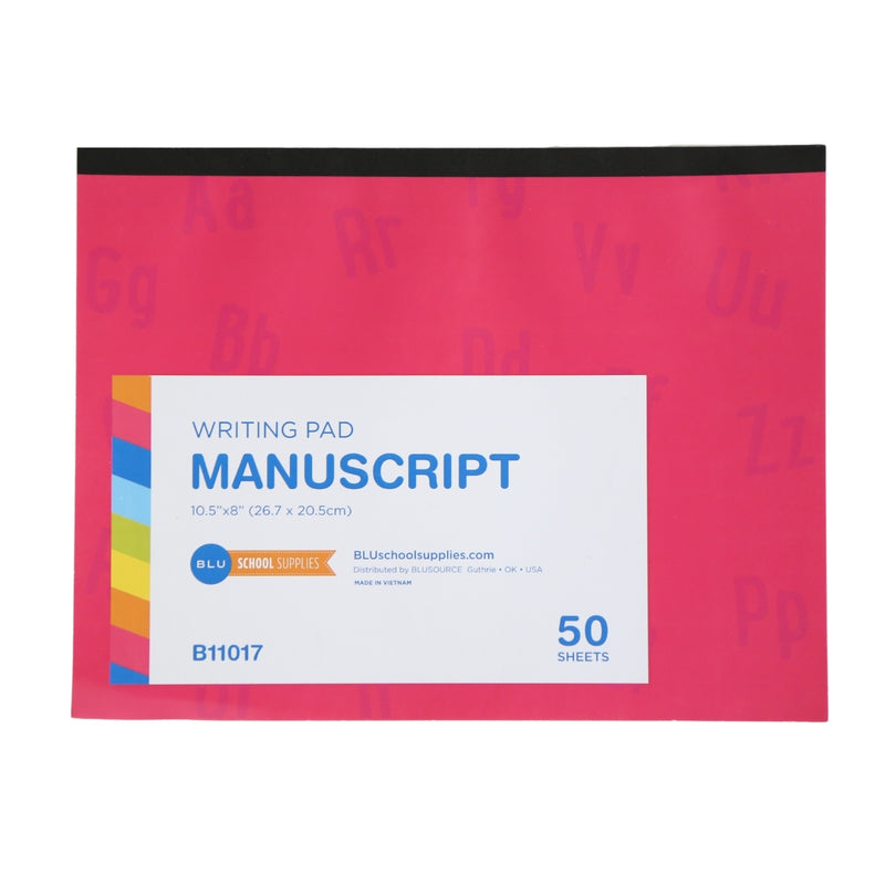 Ma Script Pad Manuscript Writing Pad ($0.98 Each | 48 Per Case) – BLU School Supplies