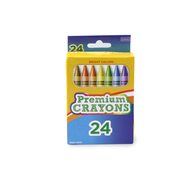 Bulk Crayon Packs with 24 Assorted Colors