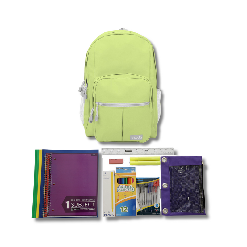 Wholesale 6th-12th Grade Essentials Kit (43 items per kit) in 18'' Territory Backpacks