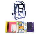 Wholesale PreK-Kindergarten Essentials Kit (49 Items per Kit) in 18" Clear Backpack